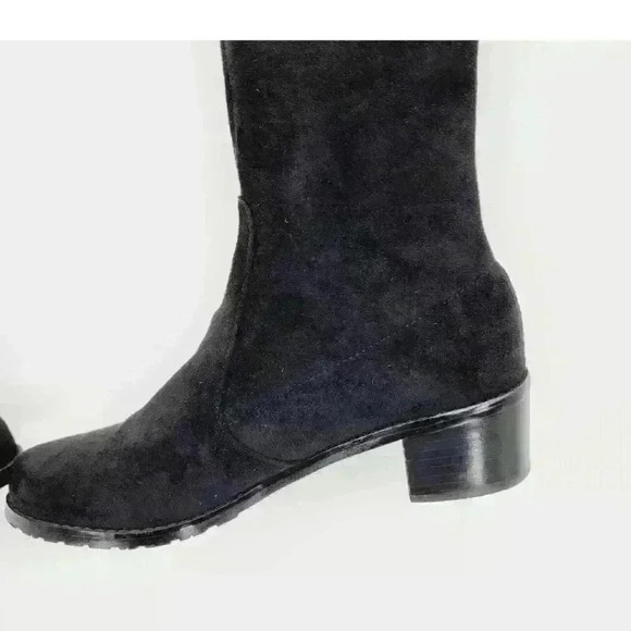 Stuart Weitzman Lowland black  over the knee boots 8 Made in Spain retail $920 - Picture 12 of 12